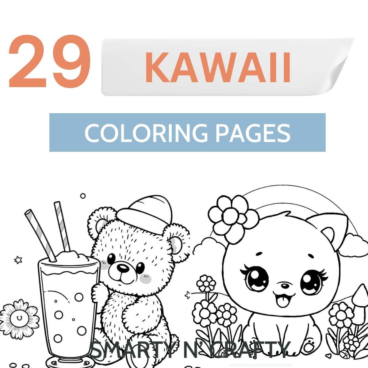 kawaii coloring pages free