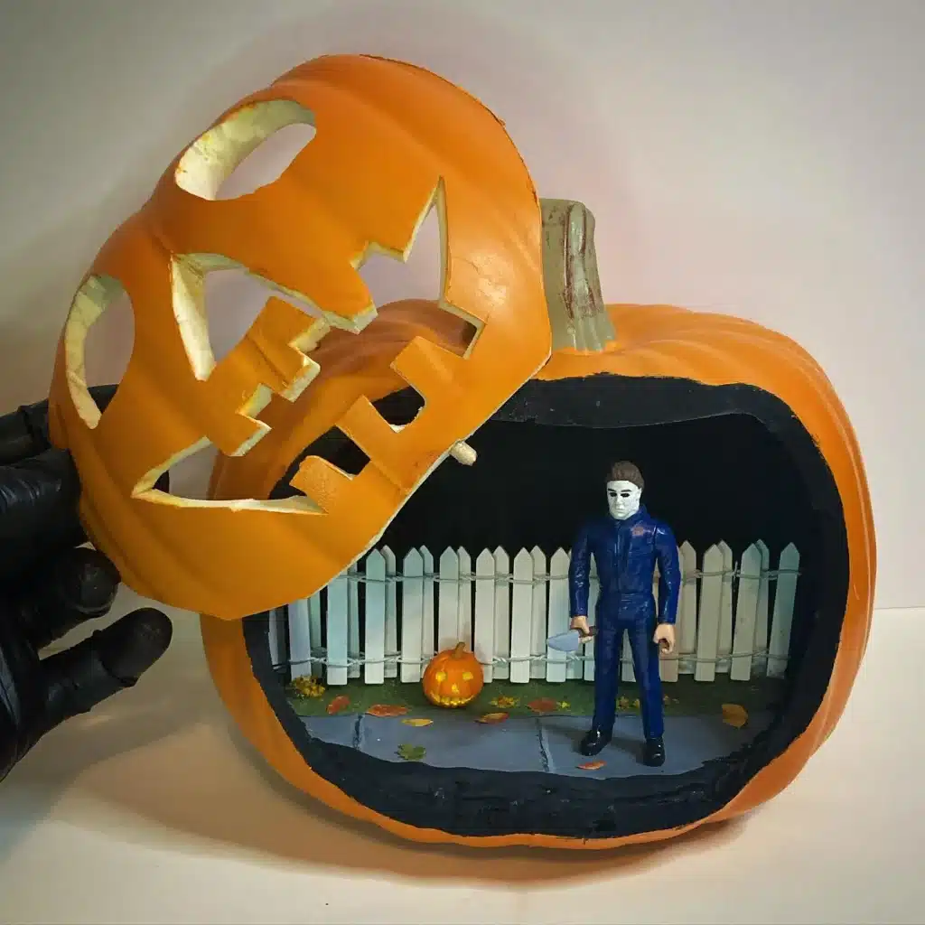 Pumpkin Diorama Carving Ideas