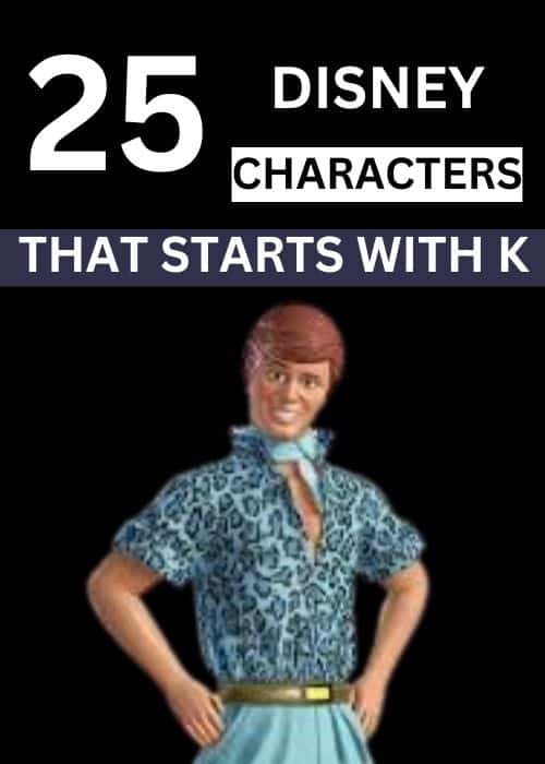 disney characters that start with K