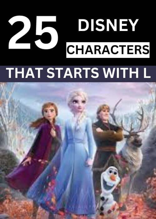 disney characters with L