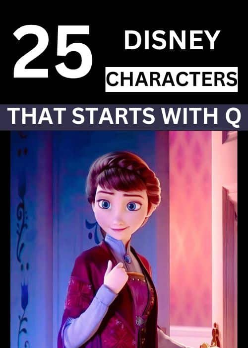 disney characters with Q