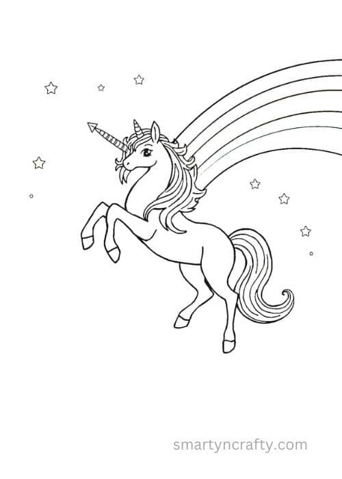 unicorn coloring pages