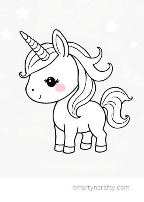 unicorn coloring pages