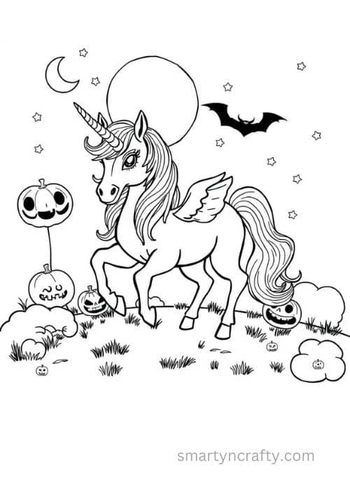 unicorn coloring pages