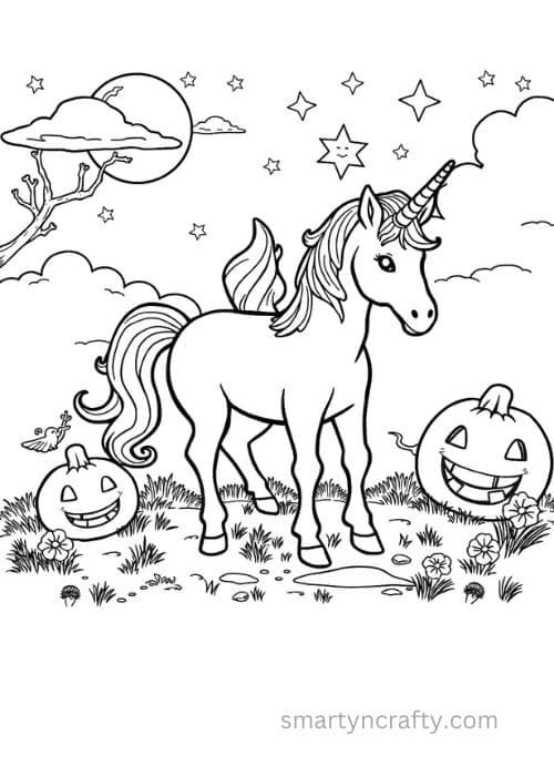 unicorn coloring pages