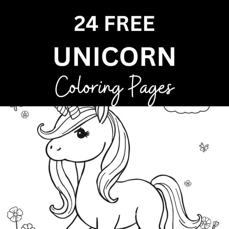 unicorn coloring pages